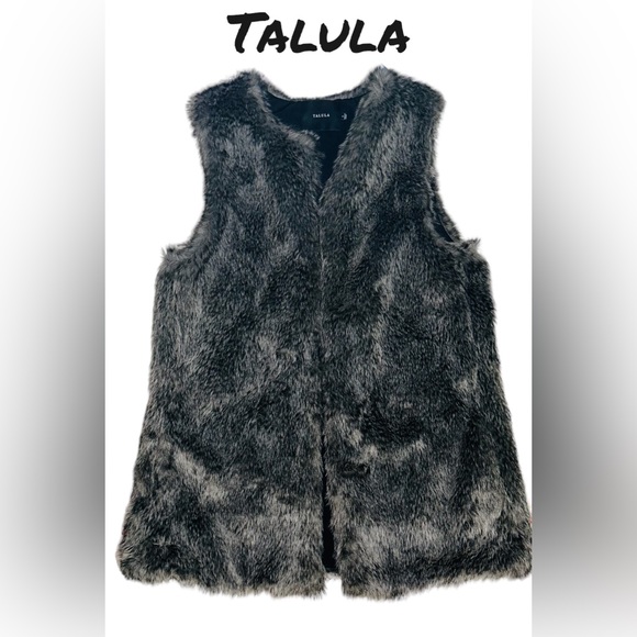 Talula Jackets Coats Aritzia Talula Faux Fur Vest Jacket